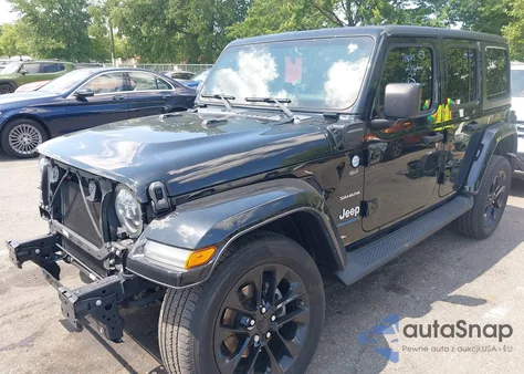 2023 Jeep Wrangler 4Xe Sahara 4X4 from USA, damaged, VIN 1C4JJXP67PW557208